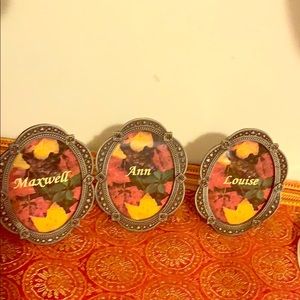 Carr frames set of 3 from 2002 Burne of Boston